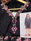 ETHNC KURTA SET 2PC JET BLACK