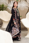QALAMQAR LAWN FK-15 HANNAH BLACK