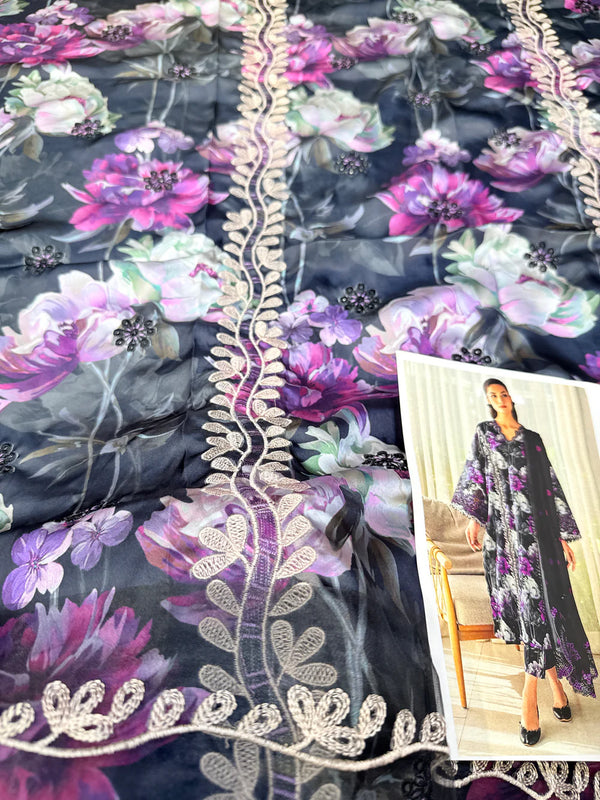 BAROQUE SILK PRINT 4093 3PC