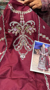 Qalamkar Lawn Miray (Meroon)