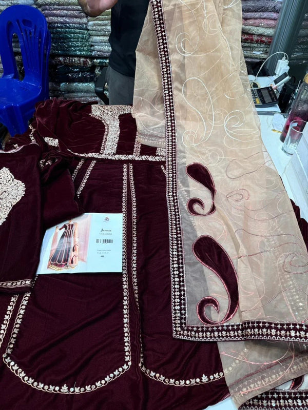 Jazmin Velvet Gul Mirha 3Pc