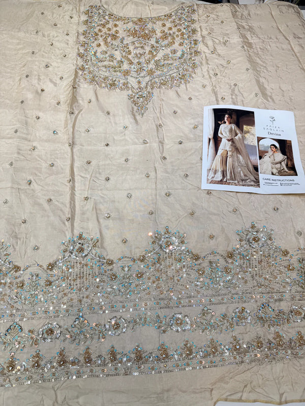 FAIZA SAQLAIN TASSEL SILK DEVINA