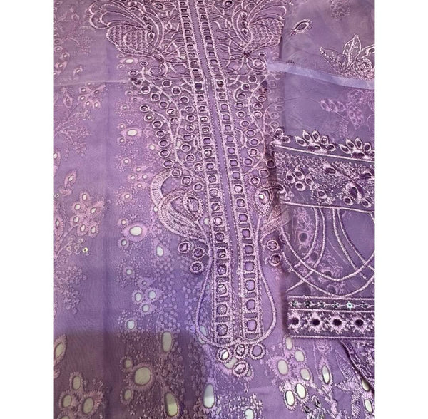 QALAMQAR Lawn Collection – FP05 (Lavender Edition)