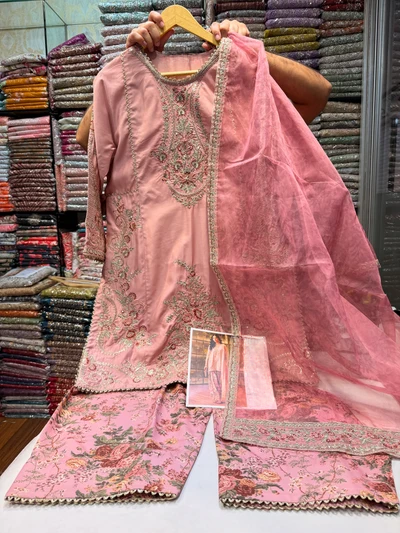 ETHNC KURTA SET VISCOSE E-1097 3PC