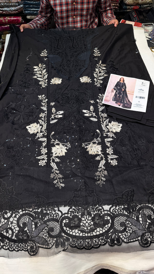 MARIA.B LAWN EL-25 (Black)