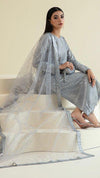Baroque Grey Chiffon Formal Collection Replica