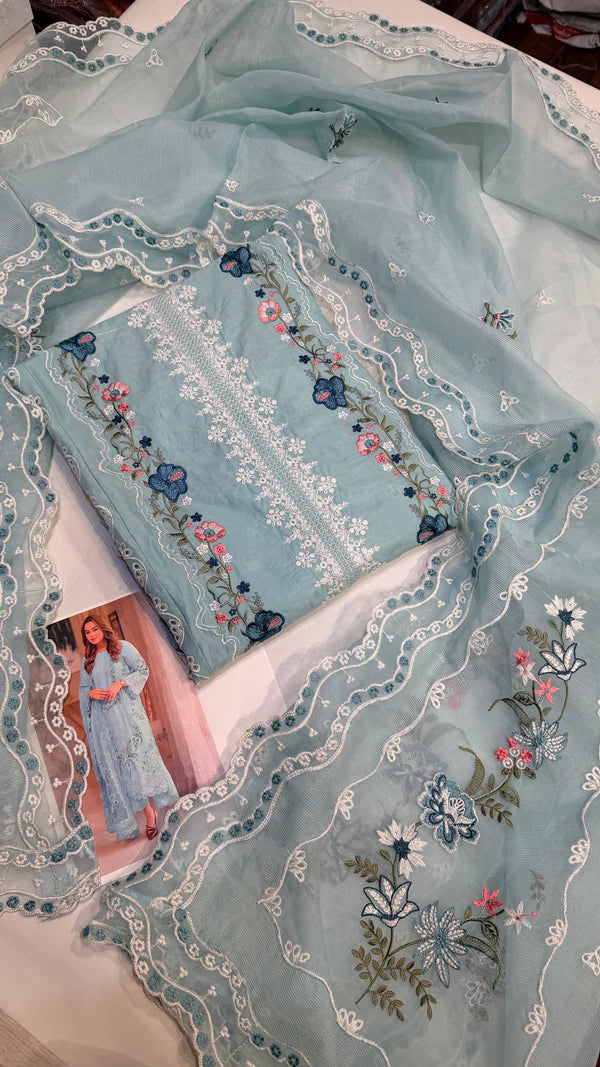 ANEELAS LAWN LUXE 10 (ICE FEROZI)