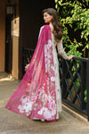 Iznik | White & Pink - Lawn Collection Replica