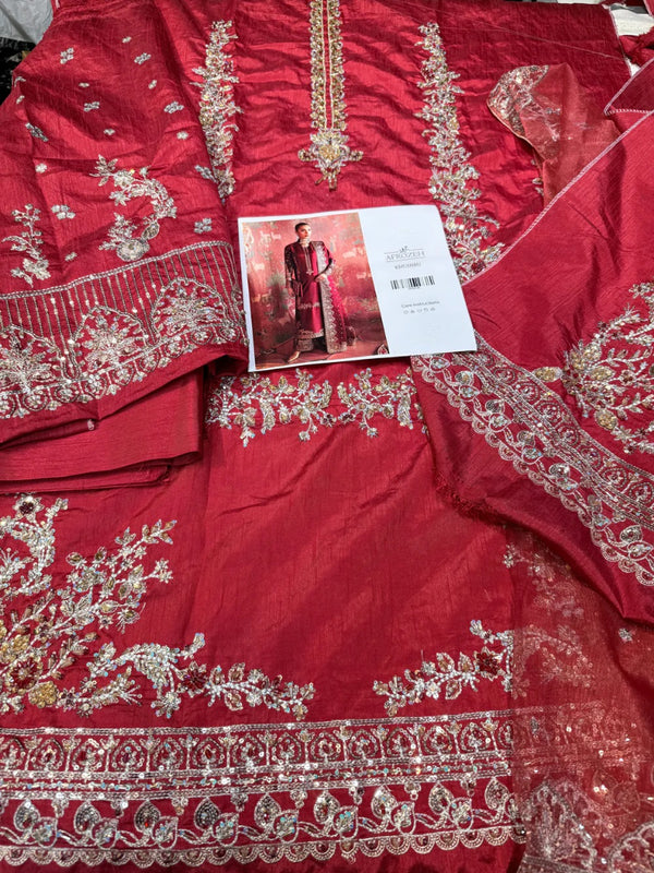 AFROZEH RAW SILK โ KHUSHBU EDITION