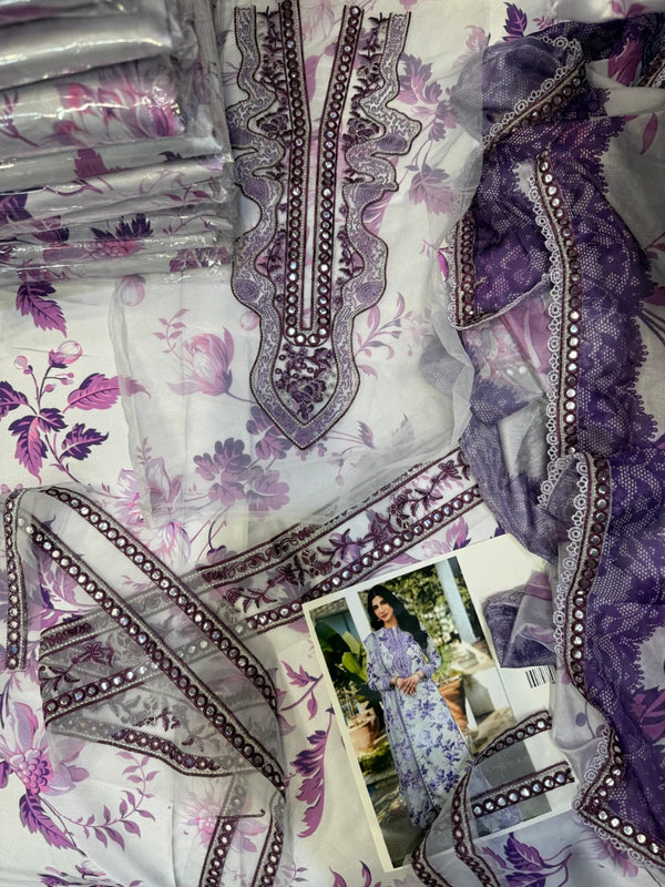 ANEELAS LUXE SILK 3PC