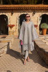 Noor By Sadia Asad | Grey - Chikankari Collection Replica