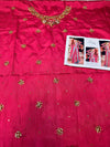 HARIS SHAKEEL RAW SILK SHAYNA โ SHOCKING PINK