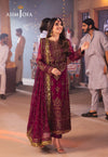 Asim Jofa | Purple - Chiffon & Malai Collection Replica