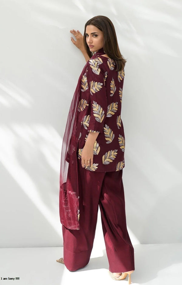 AYESHA SOMAYA RUSSIAN SILK 3PC