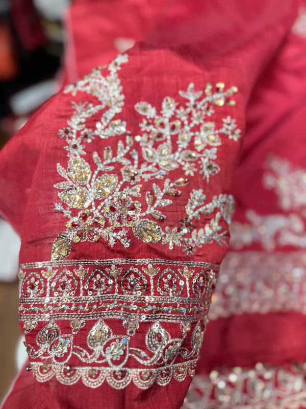 AFROZEH RAW SILK โ KHUSHBU EDITION