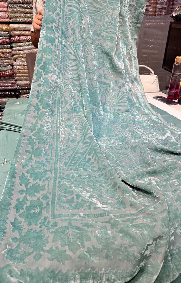 Batik Dhanak Palachi Shawl – 3PC