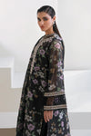 Baroque Black Digital Printed Cottonpati Lawn Collection Replica