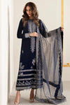 Jazmin Navy Blue Velvet Formal Collection Replica