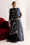 Nureh Navy Blue Chiffon Formal Collection Replica