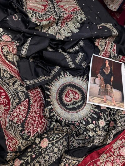 ETHNC SILK E-1098 KAFTAN 2PC