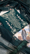 QALAMKAR LAWN ELIZA (Emerald Green)