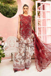 Red Premium Embroidered Lawn Suit || 3 Piece Maria B Replica