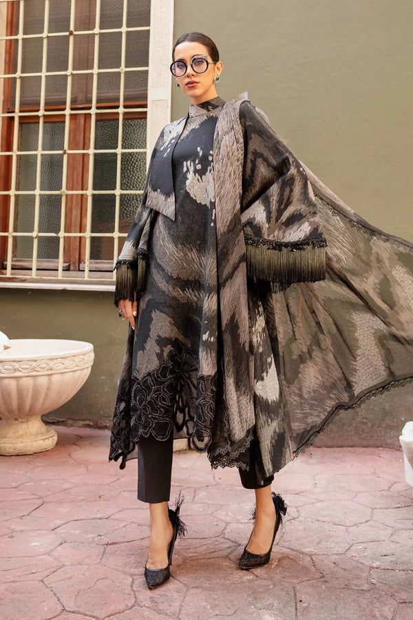 Maria B | Grey & Black - Printed Lawn Collection Replica