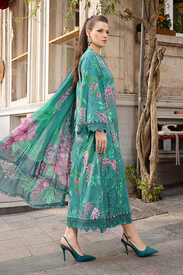 Maria B | Green - Lawn Collection Replica