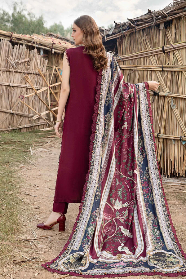 Maria B | Maroon - Lawn Collection Replica