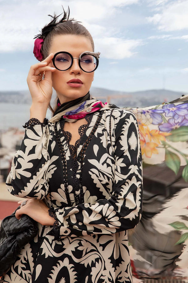 Maria B | Black - Printed Lawn Collection Replica