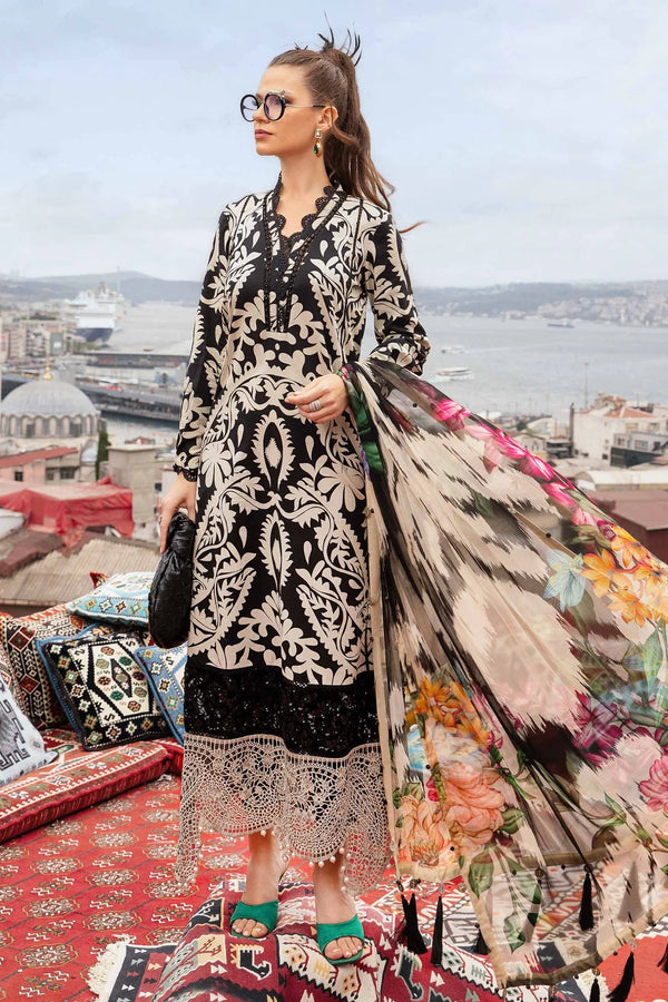 Maria B | Black - Printed Lawn Collection Replica