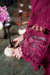 Maria B Maroon Hot Pink Chikankari Collection Replica