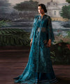 Afrozeh Blue Organza Formal Collection Replica