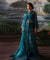 Afrozeh Blue Organza Formal Collection Replica