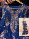 ETHNC KURTA SET 2PC E-623 COBALT