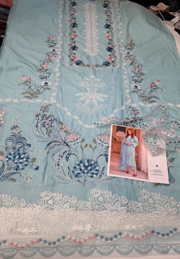 ANEELAS LAWN LUXE 10 (ICE FEROZI)