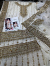 HARIS SHAKEEL - SILK IVORY GOLD