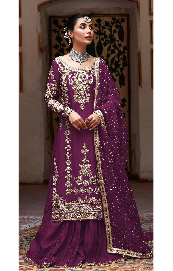 FAIZA SAQLAIN RAW SILK DILA