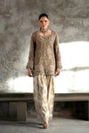 ETHNC KURTA SET 2Pc E-118 (Delivery time 10 Days)
