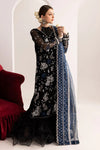 Nureh Navy Blue Chiffon Formal Collection Replica