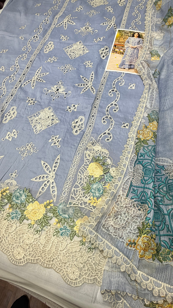 Elaf Lawn Zarafshan (Gray)