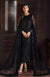 Zarif Black Chiffon Formal Collection Replica