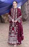 Qalamkar Lawn Miray (Meroon)
