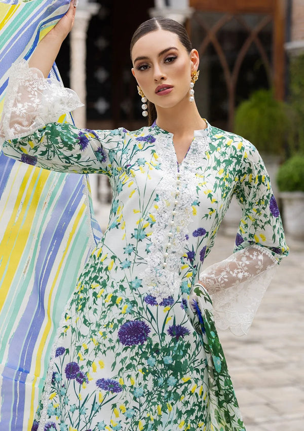 Zainab Chottani | White - Digital Printed Lawn Collection Replica