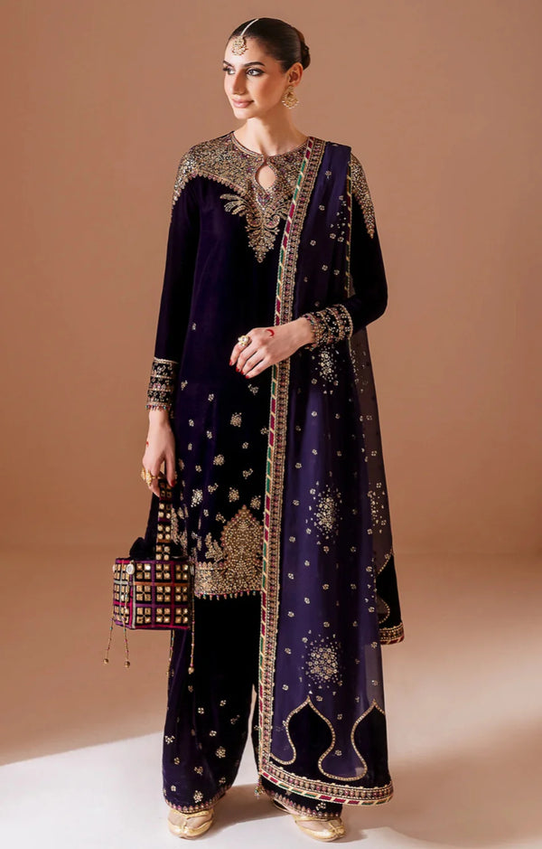 Jazmin Velvet Chandani 3Pc