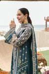 Qalamkar Blue Luxury Lawn Formal Collection Replica