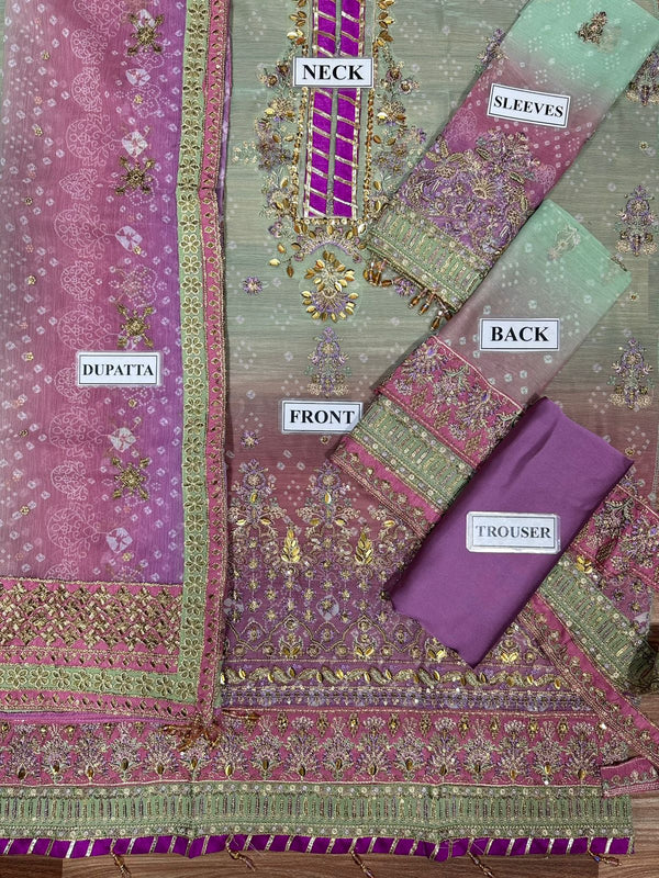 Baroque Multi Chiffon Formal Collection Replica