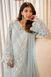 Azure Blue Chiffon Formal Collection Replica