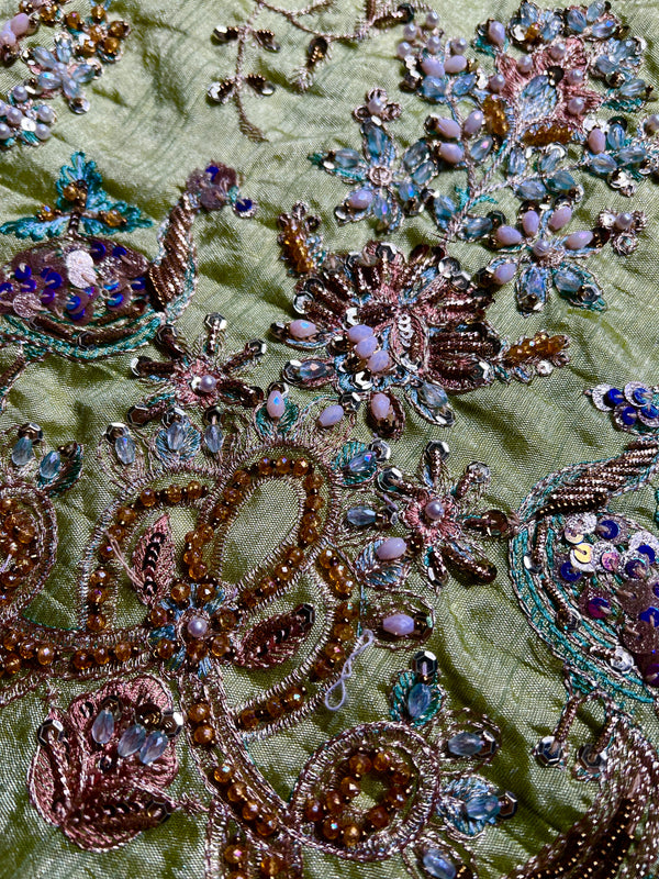 TABYA RAW SILK TABEER (Pista)