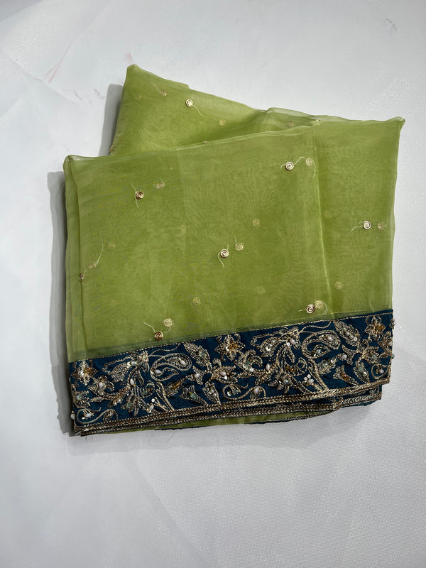 TABYA RAW SILK TABEER (Pista)
